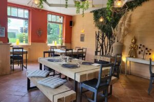 Die Freunde essen…