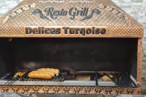 Türkisfarbene Köstlichkeiten