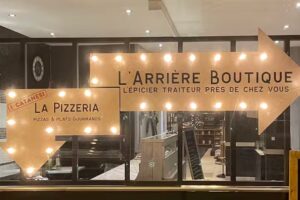 I Catanesi, L’arrière-boutique/la pizzeria