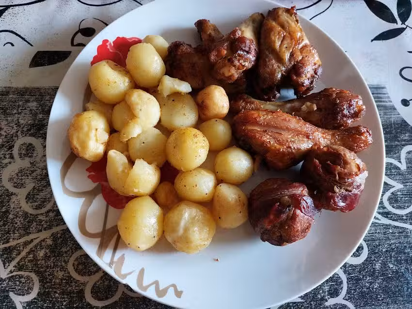 Hähnchen am Spieß bei Jochen’s