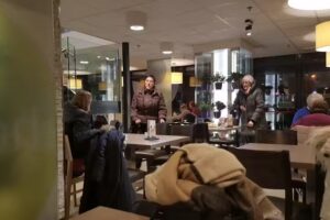 Jambes du jardin du déjeuner