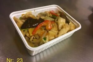 Chinesisches Essen zum Mitnehmen in Hongkong