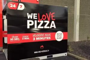 Peperoni-Pizza rund um die Uhr in Haine-Saint-Paul