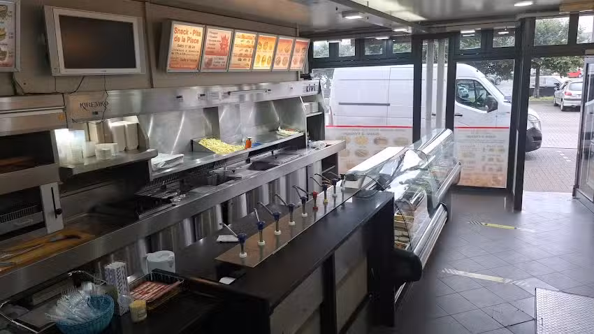 Snack pita de la place