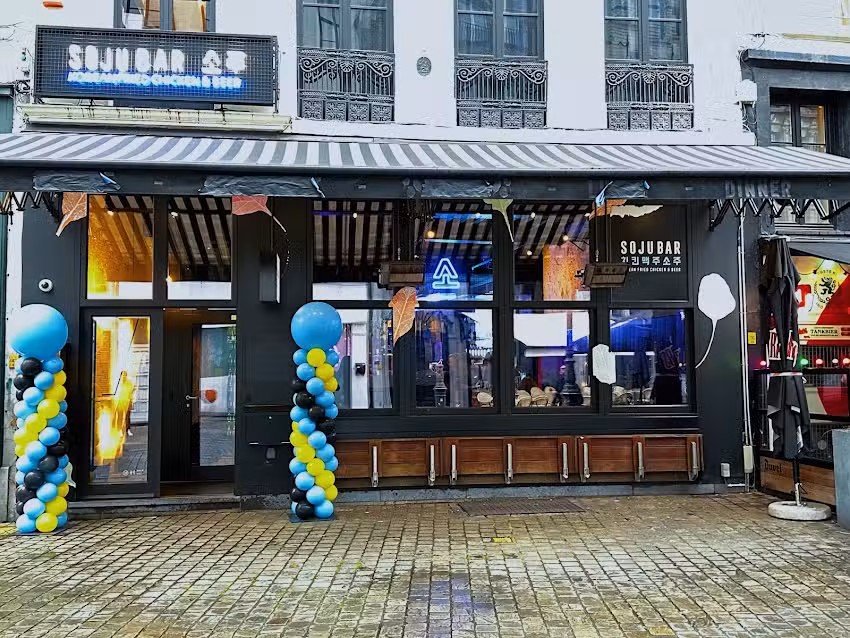 Sojubar Antwerp | Poulet frit coréen et bière