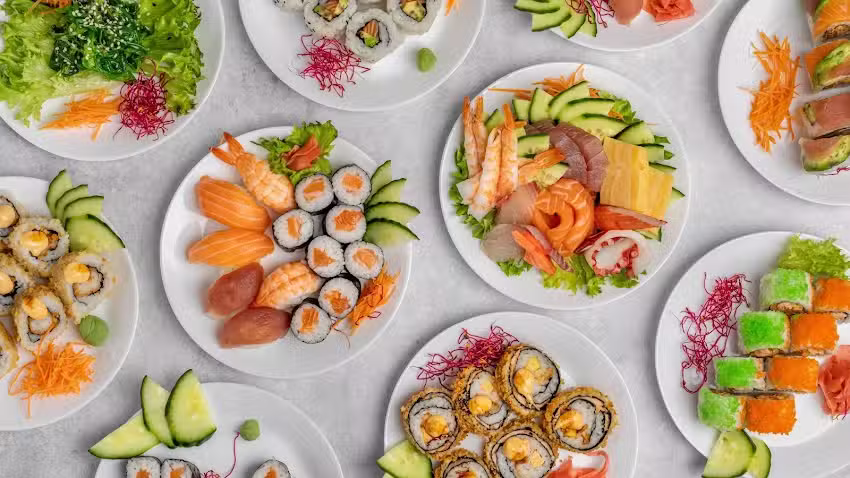 Sushi en bord de mer Ostende