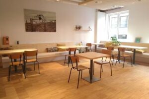 Tandem Bicycle Café Vélo